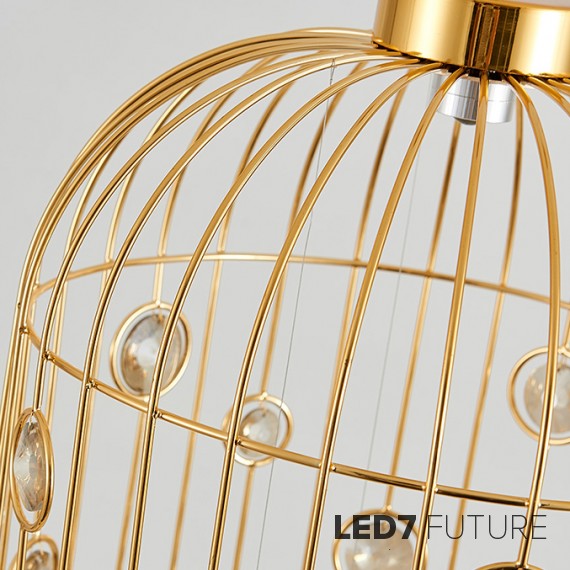 Loft Industry Modern - Birdcage Chandelier